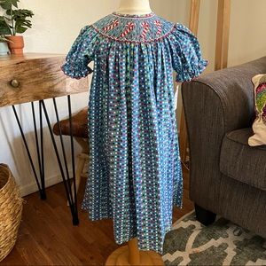 Petite Palace Christmas Candy Cane Smoked Dress Size 4